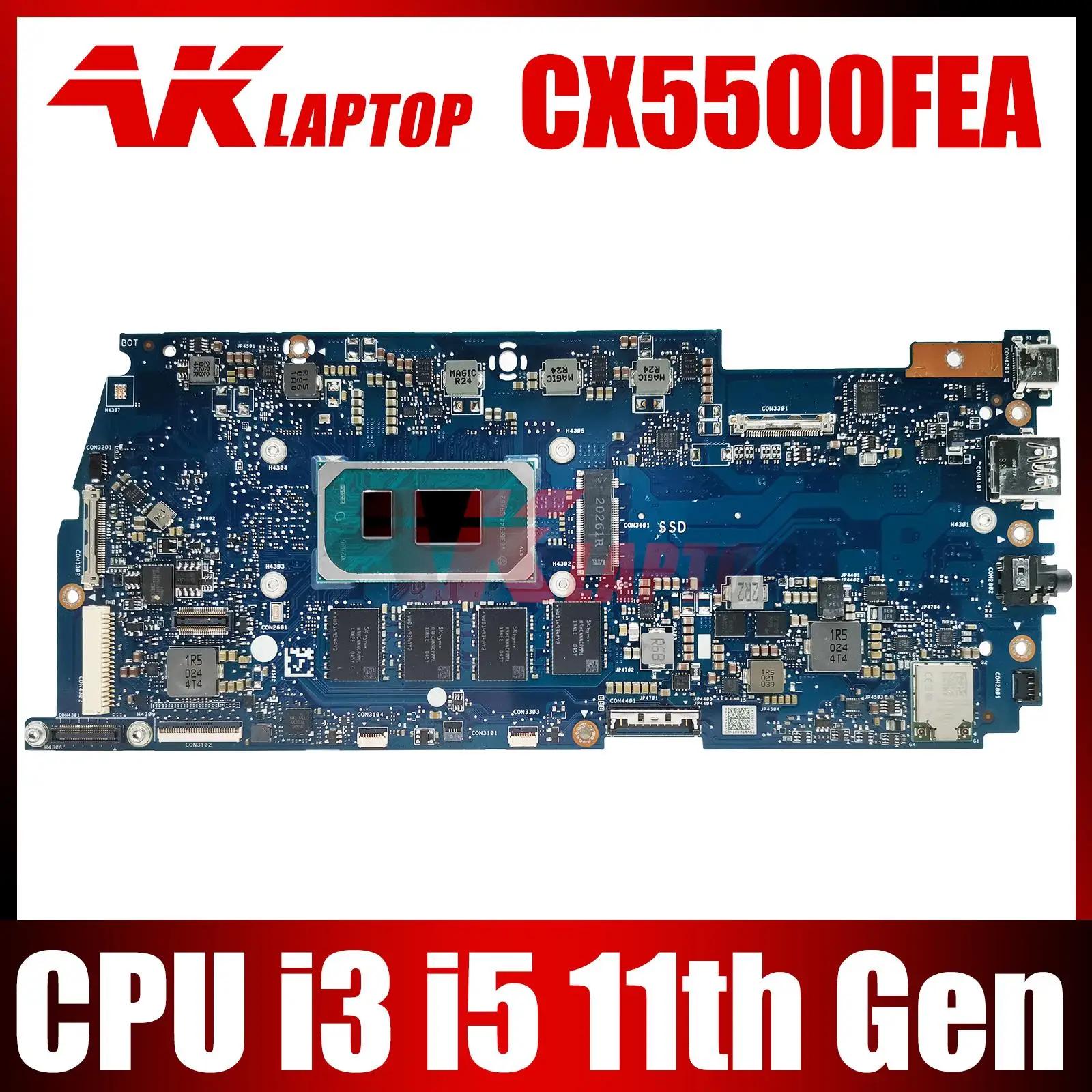ASUS ũҺ ø CX5 CX5500FEA-E60026 Ʈ , i3-115G4 i5-1135G7 CPU, 8GB RAM, CX5500FEA
